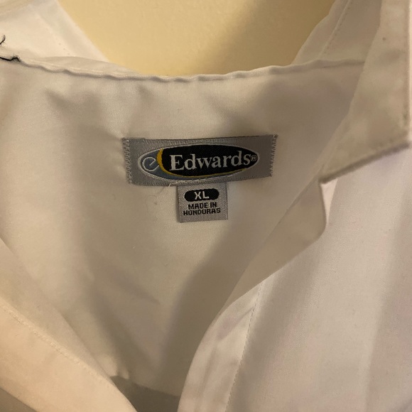 Edwards XL plain white button up - Picture 2 of 3